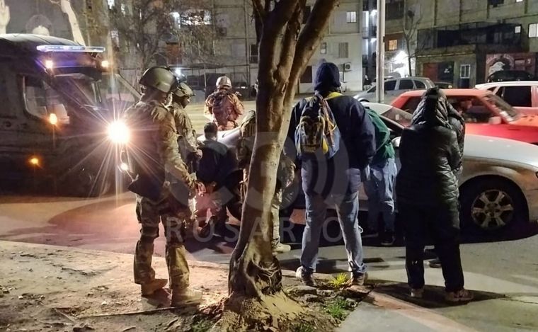 A los presuntos jefes de la facción los encontraron cuando circulaban en un Audi A4.