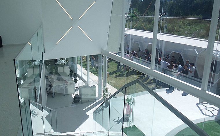 Las oficinas de Ascentio en la localidad de Río Cuarto, al sur provincial.