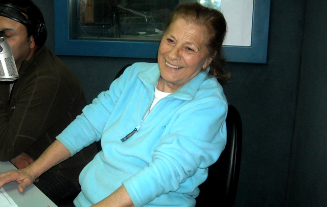 Clidy Suárez en los estudios de Cadena 3