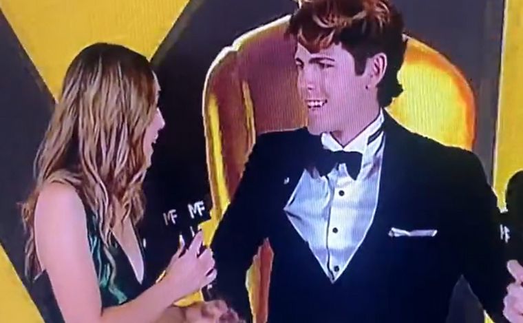 Sofi Martínez y Marcos Ginocchio (Foto: captura de pantalla).