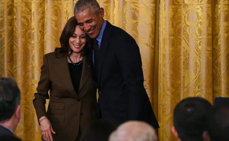 Obama anunció su apoyo a Harris para la candidatura (Foto: The New York Times).