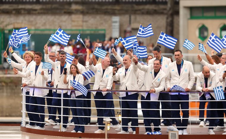 Grecia abre el Desfile de Atletas. (Foto: Juegos Olímpicos)
