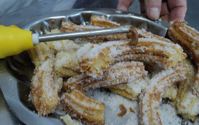 Paso a paso para la preparación de churros