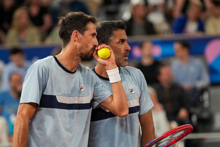  Máximo González y Andrés Molteni cayeron ante Nadal y Alcaraz. (Foto:Prensa Coa)
