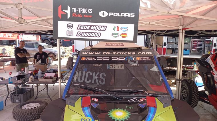 Federico Mogni, piloto argentino en el Rally español. 