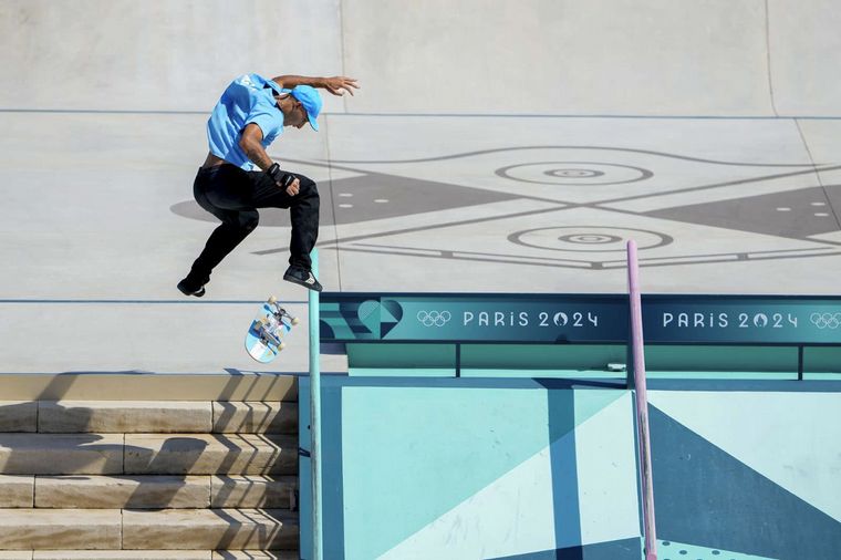 Matías Dell Olio en París 2024 (Foto: NA)