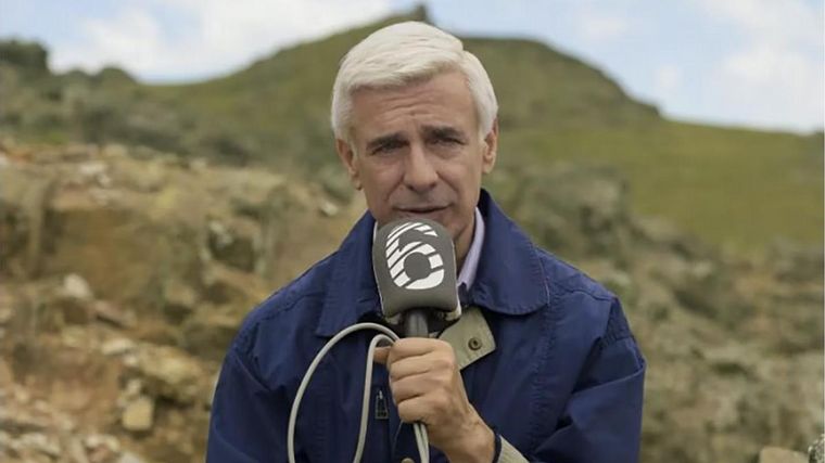 Sbaraglia como José de Zer, el  que buscaba huellas de alienígenas en el Uritorco.