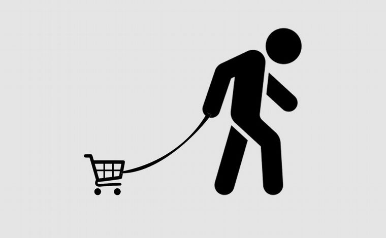 Consumo en crisis: la peor caída desde la pandemia (Ilustración: Juan Pérez Gaudio).