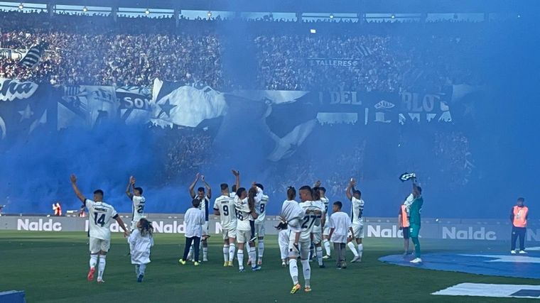 Así fue el recibimiento para Talleres en el clásico frente a Instituto