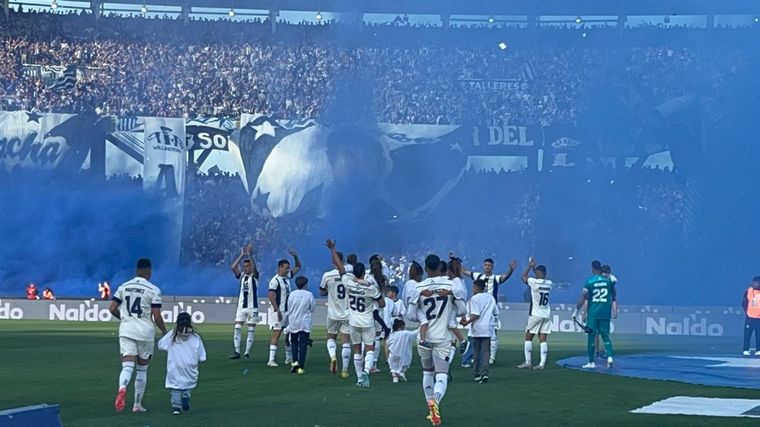 Así fue el recibimiento para Talleres en el clásico frente a Instituto