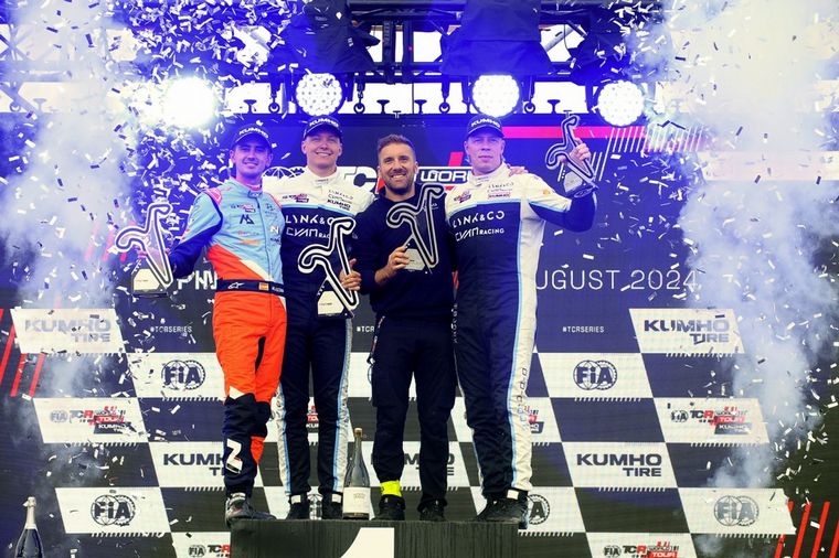 Ehrlacher, Azcona y Björk en el podio del 'Borrat Fabini' uruguayo