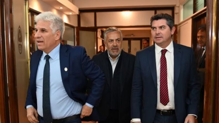 Los gobernadores de San Luis, Mendoza y San Juan