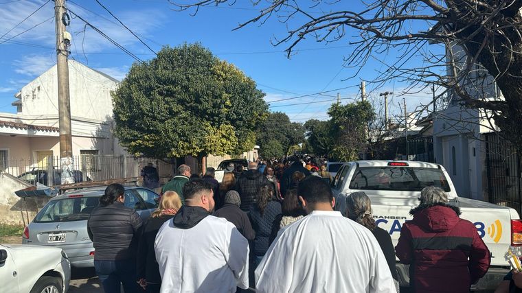 La procesión en Córdoba, en barrio Altamira