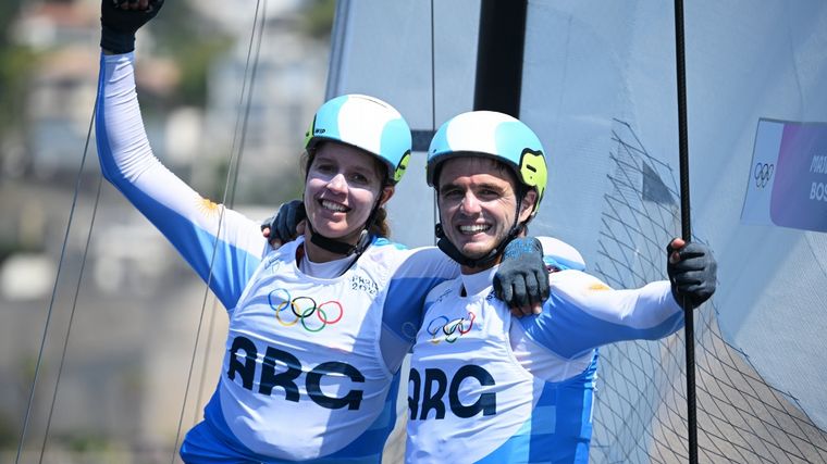 Mateo Majdalani y Eugenia Bosco, medalla de plata en París 2024