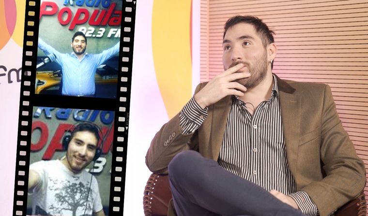 Ulises Llanos, conductor de “Fiesta popular”.