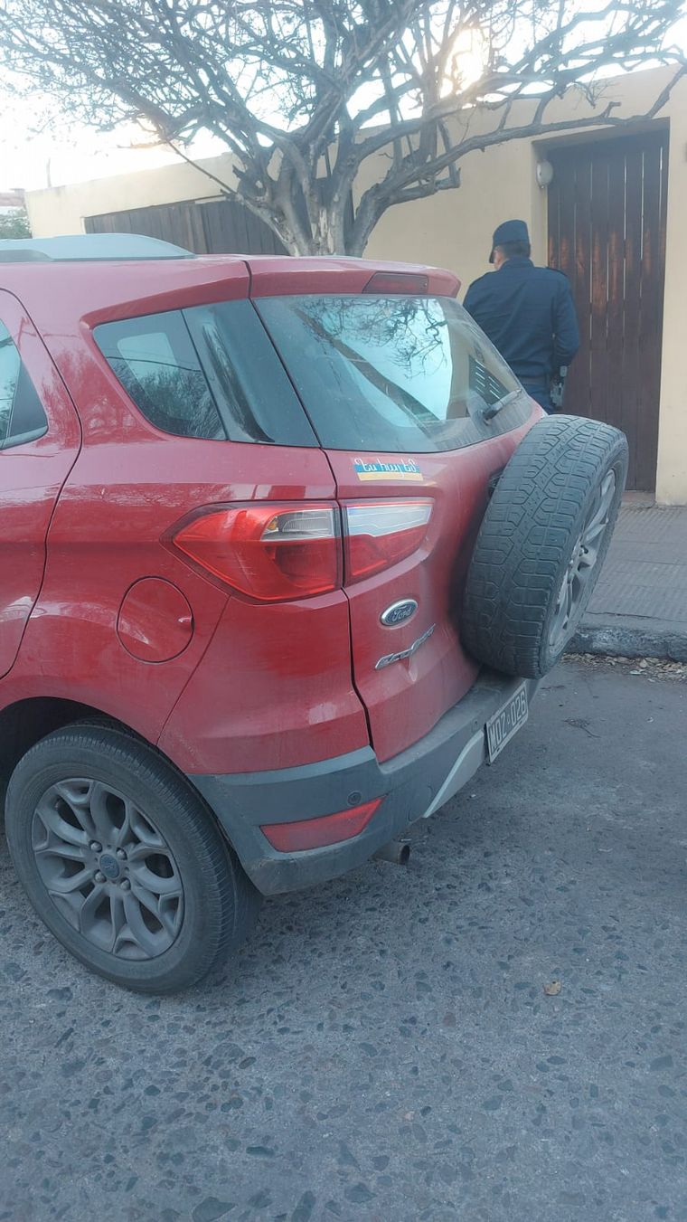 La camioneta de Fernando Albareda.