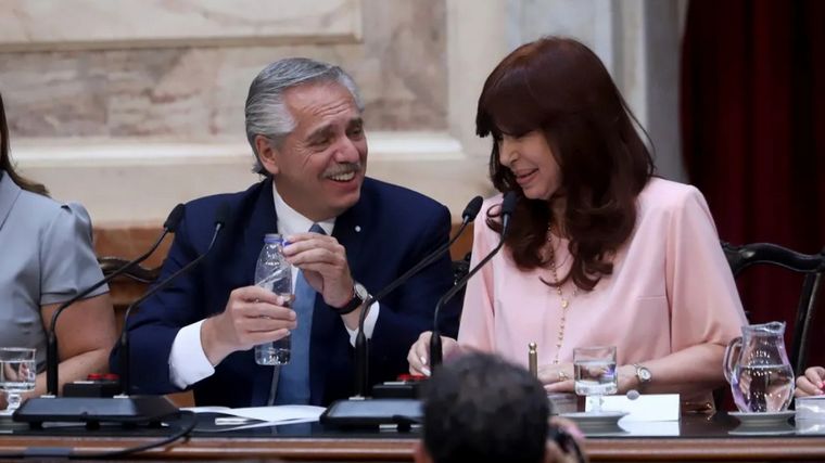 Alberto Fernández y Cristina Kirchner
