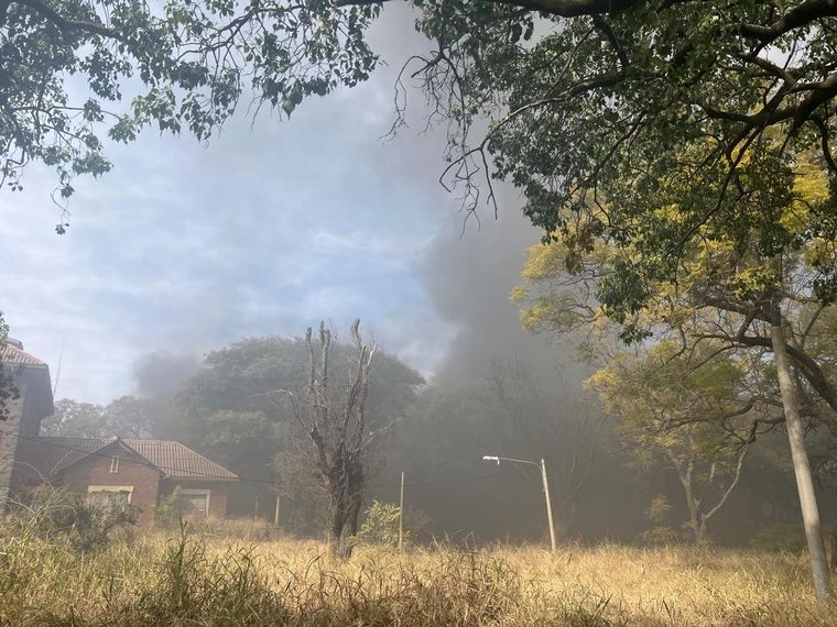 Incendio en Talleres Oeste: hay tres vehículos dañados pero sin heridos