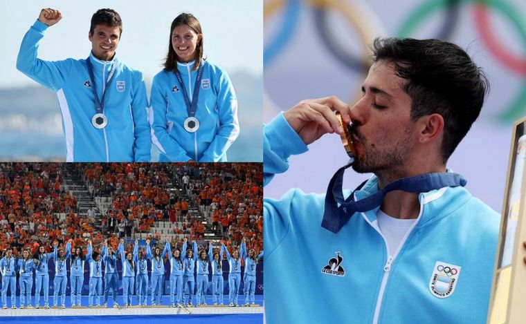 Los J.J.O.O bajaron la persiana este domingo con tres medallas para Argentina