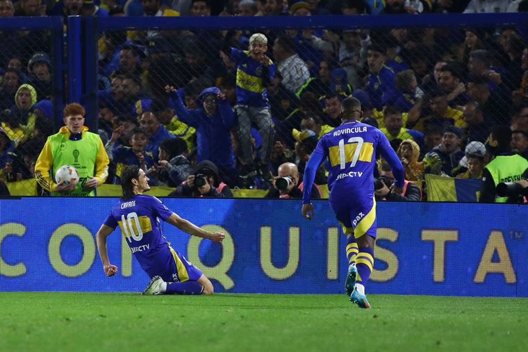Cavani, la figura de la victoria de Boca ante Cruzeiro: los puntajes del partido