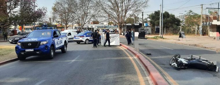 Accidente fatal en Avenida Armada Argentina. (Foto: Gonzalo Carrasquera/Cadena 3)