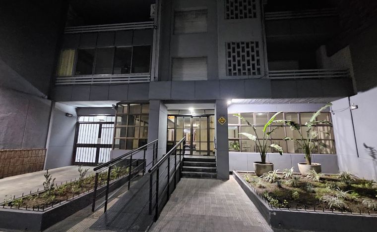 La fachada del edificio que dio lugar al robo.