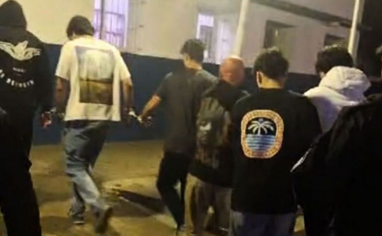 La detención de los ladrones