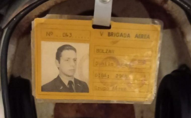 Danilo Bolzán fue piloto de la Fuerza Aérea y murió a los 27 años en combate.