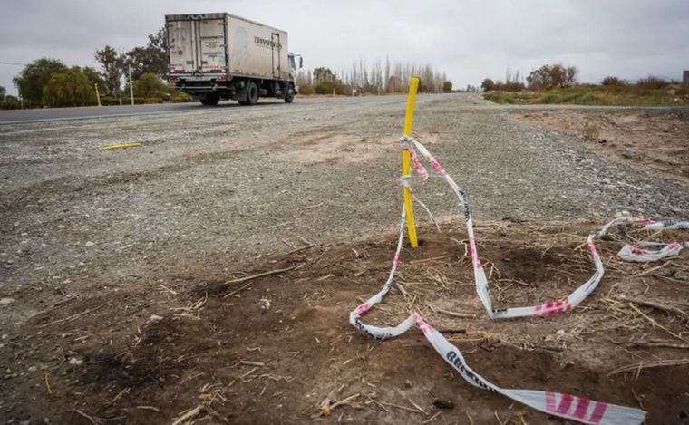El lugar donde habría ocurrido el robo en Ruta 40, Pocito (Foto: Tiempo de San Juan).