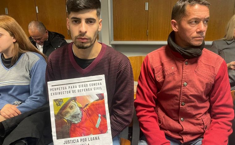 El hermano de Luana y su pedido de justicia.