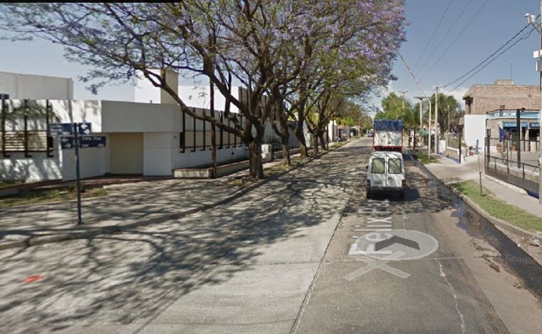 Félix Paz y Carlos Roque, donde se repiten los robos. (Foto: Google Street View)