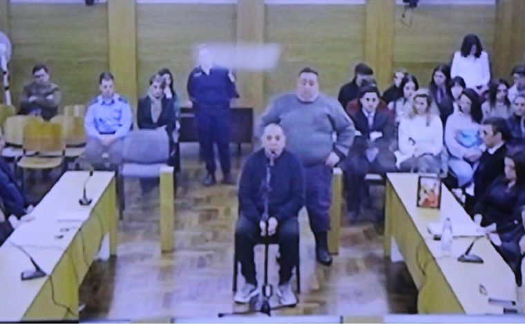 La última palabra de Diego Concha en el juicio. (Foto: Daniel Cáceres/Cadena 3)