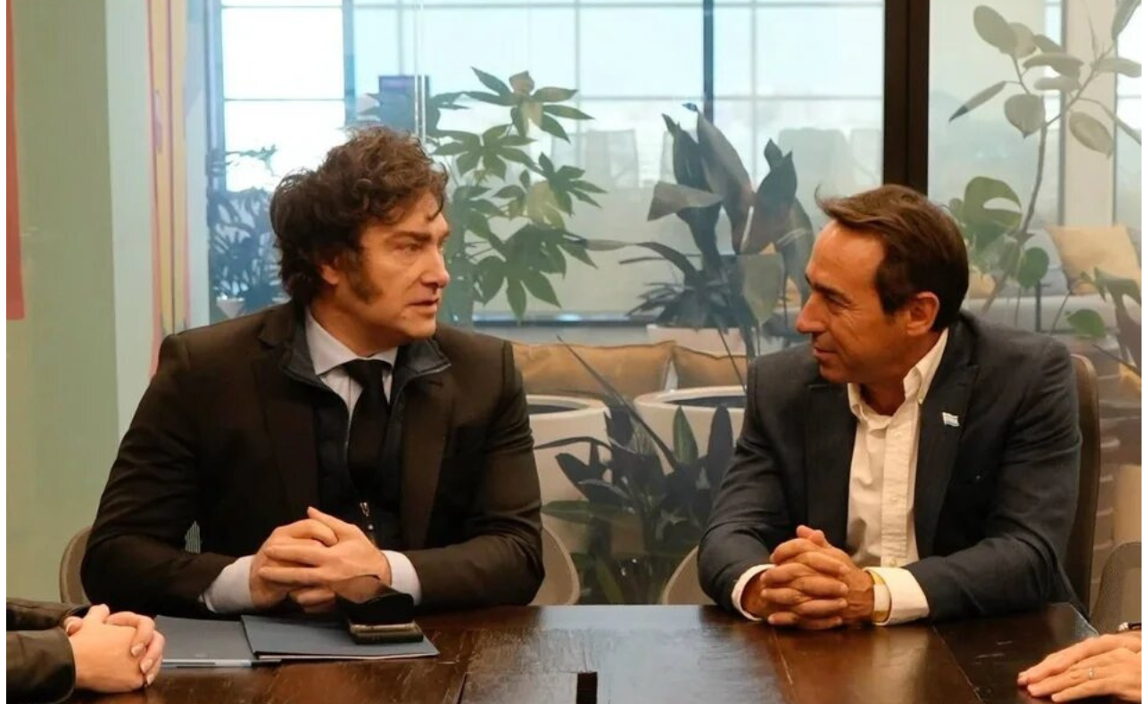 Javier Milei y Marcos Galperín 