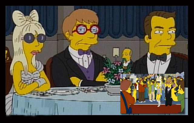 Hace una semana, la cantante grabó las vosces para el episodio que se titulará “Lisa goes Gaga”