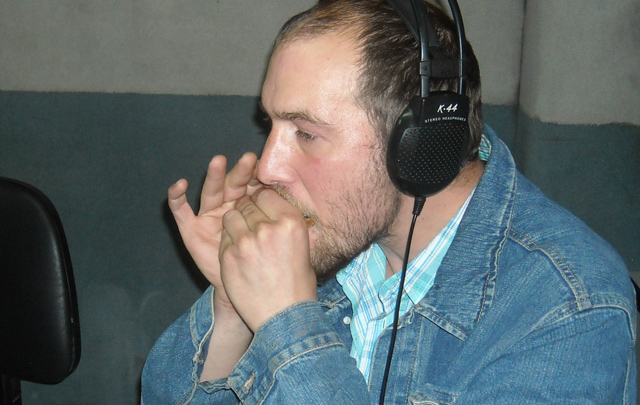 Pablo Basso en el estudio de Cadena 3