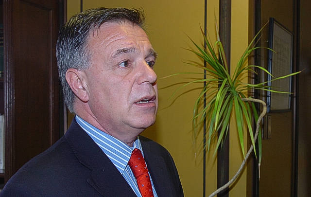 El fiscal federal Gustavo Vidal Lascano, a cargo de la causa.