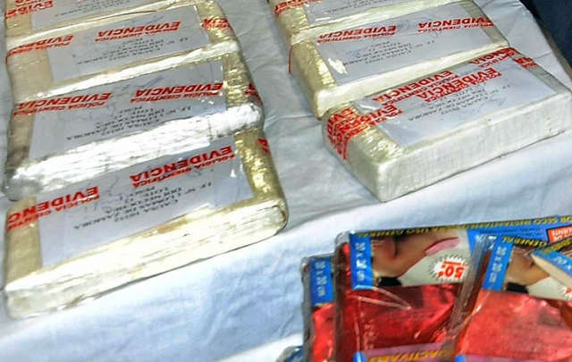 La cocaína tenía destino europeo.