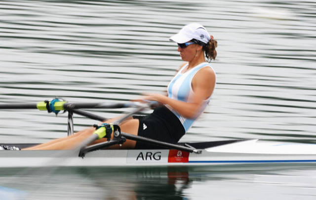 María Gabriela Best consiguió la presea de plata en la prueba single scull.