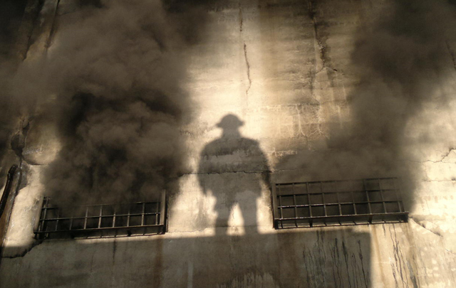 El humo invadió el microcentro.