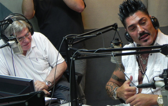 Ricardo Fort, en el estudio de Cadena 3.