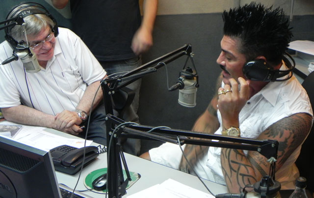 Ricardo Fort, en el estudio de Cadena 3.