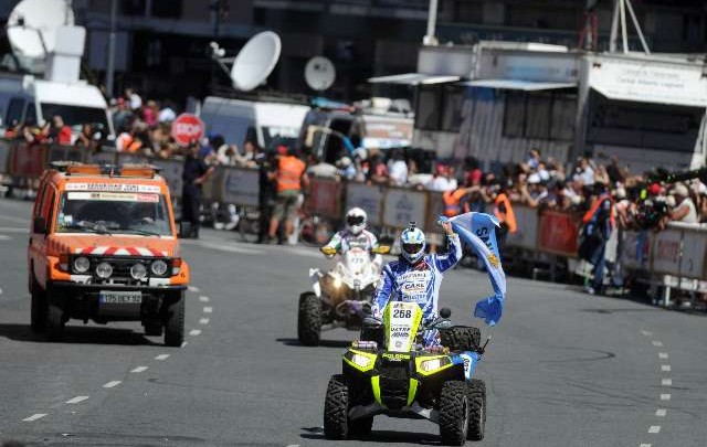 Largada simbólica del Dakar 2012 en Mar del Plata.