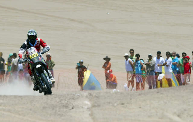 Joan Barreda en la 9º etapa del Dakar 2012