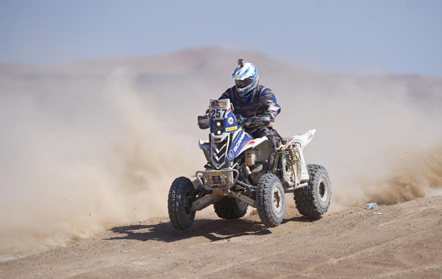 Tomás Maffei en la 9º etapa del Dakar 2012