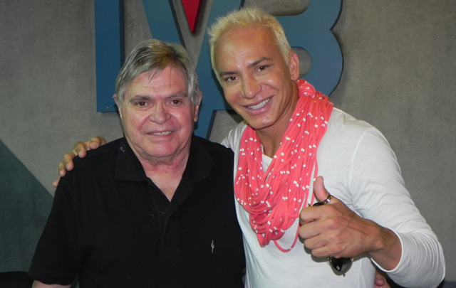 Flavio Mendoza, alma máter de ''Stravaganza'', de visita en <b>Cadena 3</b>.