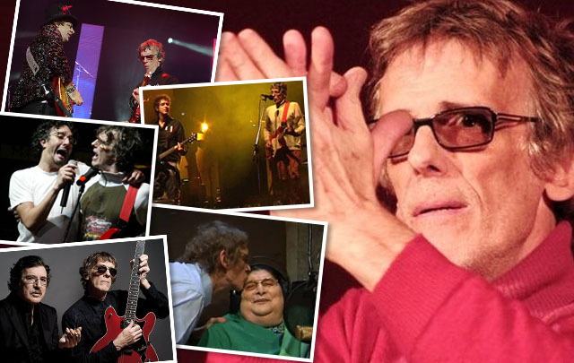 A lo largo de cuatro décadas, Spinetta entabló relación con grandes colegas.