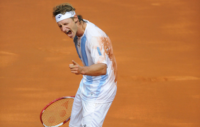 David Nalbandian reemplazó a Chela.