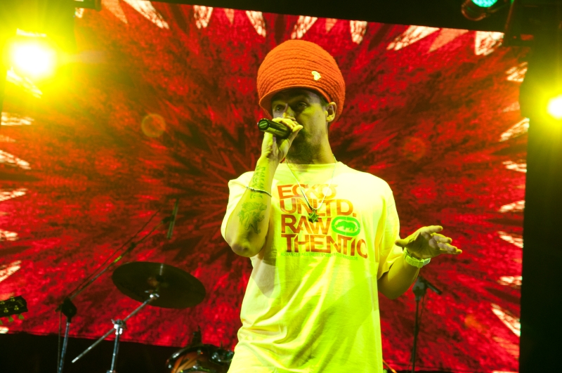 Dred Mar I en la tercera jornada del Cosquín Rock 2012.