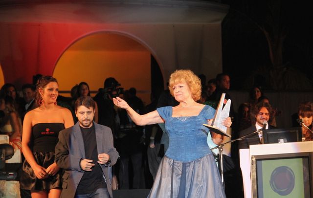 María Rosa Fugazot obtuvo el premio a la trayectoria.