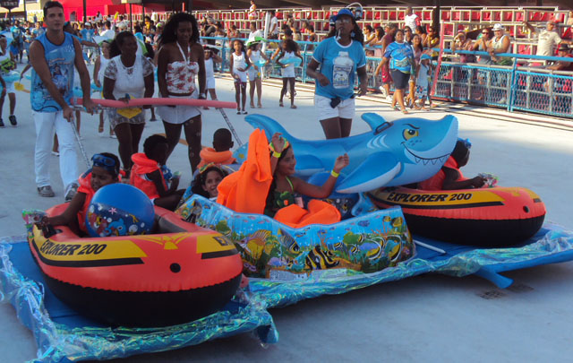 La alegría brasilera ya fluye a borbotones en la ciudad de Río de Janeiro.